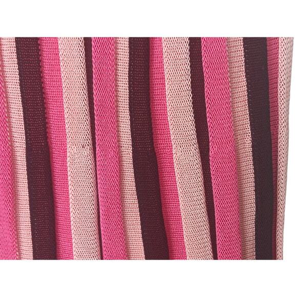 Temperley London Pink Striped Scoop necklin Isabella Knit Dress SZ S - Picture 5 of 15